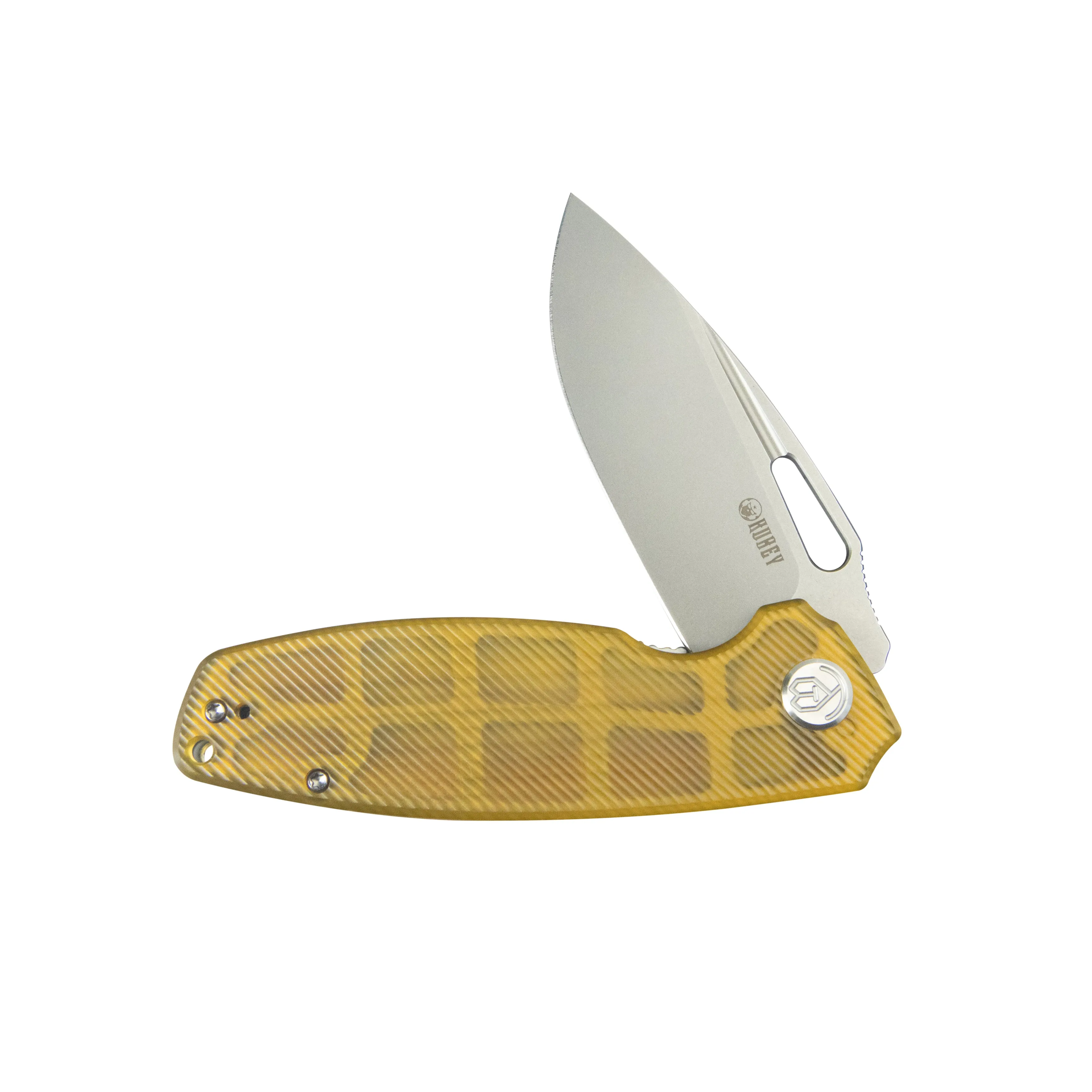 Tityus Liner Lock Flipper Folding Knife Ultem Handle 3.39 Bead Blasted D2 KU322L