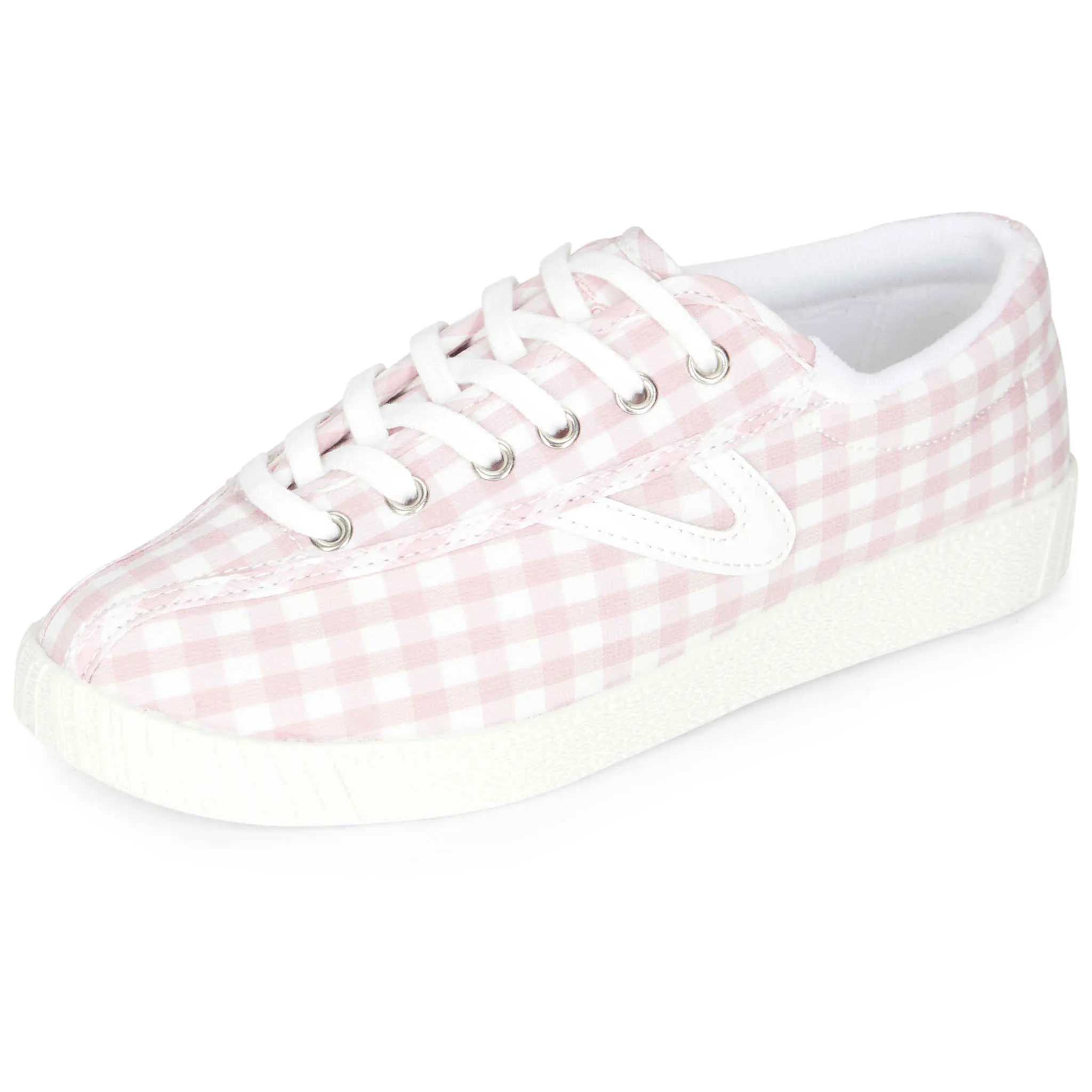 Tretorn Women's Sneakers Nylite Gingham Pink