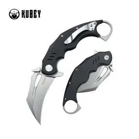 Wrath Karambit Folding Knife Black G-10 Handle 2.68 Beadblast 14C28N Blade KU261A