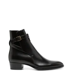 WYATT LEATHER ANKLE BOOTS